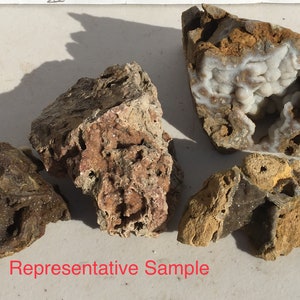 50% OFF SALE:  Wisconsin Drusy; Raw Rock; 13-15 lb Box #1603