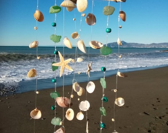 Ocean mobile, beach house decor