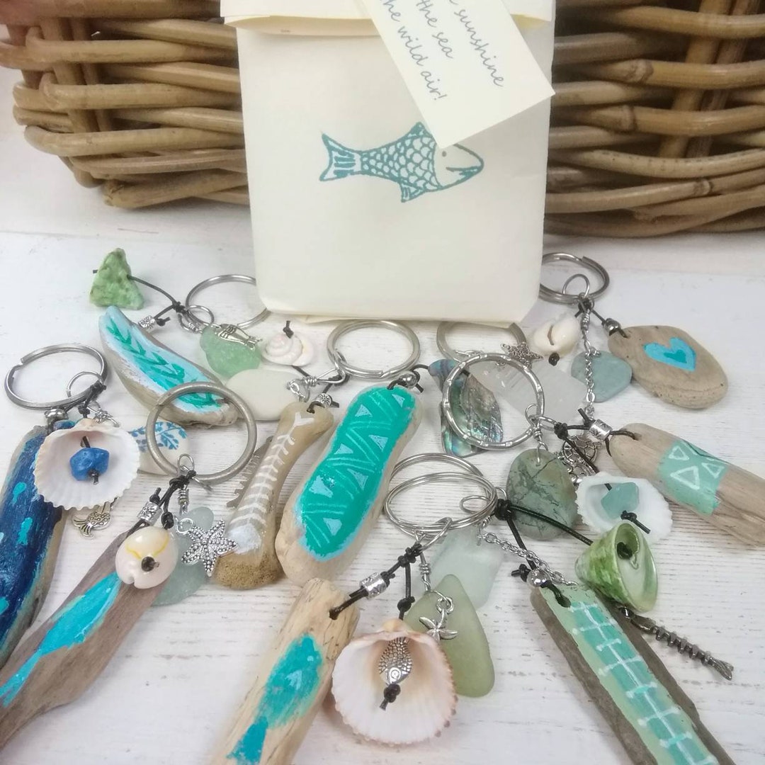 Beach Keychain - Etsy