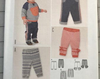 Burda Kids 9398 infant Pants Pattern Uncut