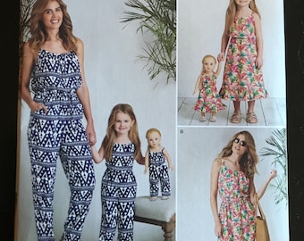 Simplicity 8146  Mom and Me Dress Pattern Doll and Me Pattern UNCUT