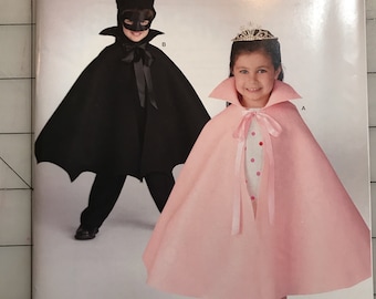 Simplicity 0339 Costume Cape Sewing Pattern, S-L UNCUT