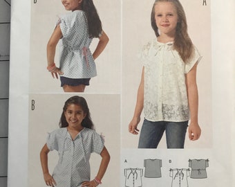 Burda Kids 9392 Blouse Pattern Uncut