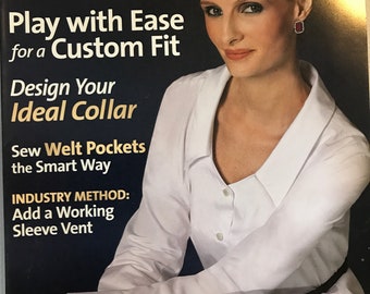 Threads Magazine January 2016 Number 182 VG Condition Ideal Collar Welt Packets Sleeve Vent