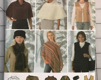 Simplicity 4781 Wrap Pattern Vest Pattern Uncut