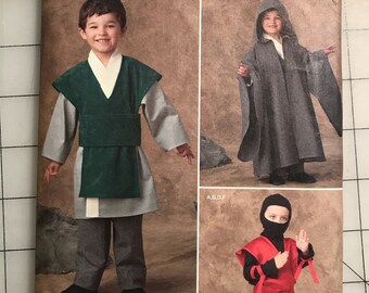 Simplicity 1037 Cosplay Fantasy LARP Costume Pattern Ninja Pattern UNCUT Pattern