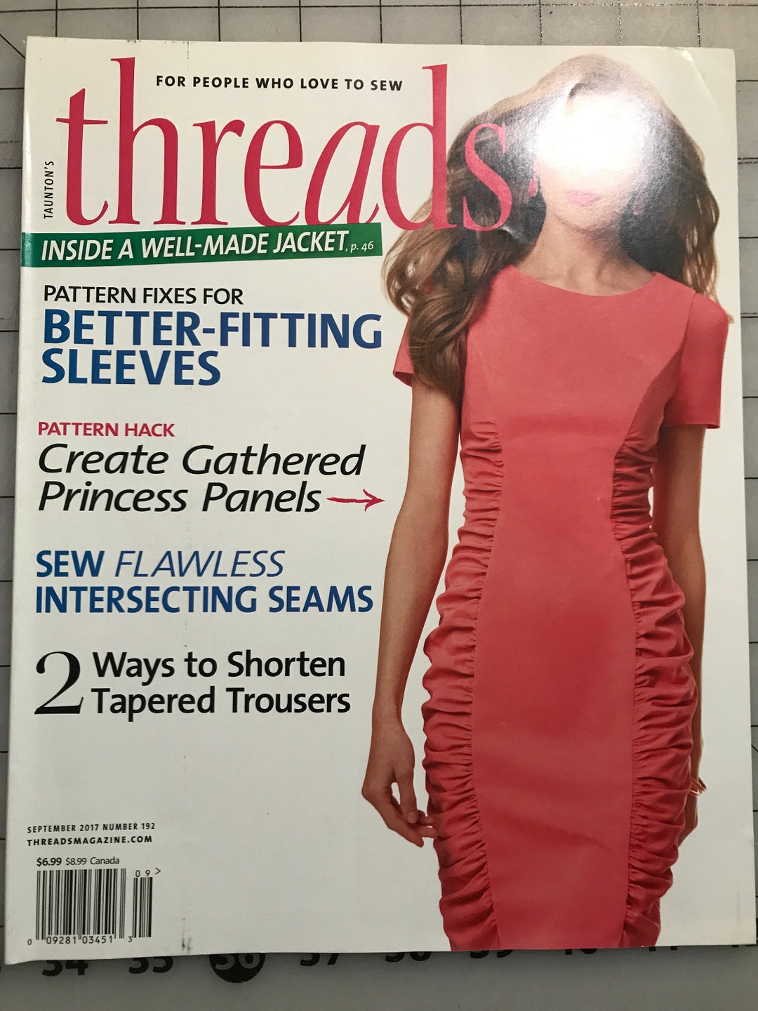 Threads Magazine September 2017 Number 192 Good Condition - Trousers ...