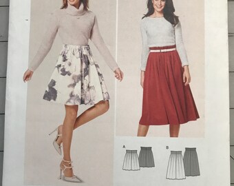 Burda 6698 Skirt Pattern Uncut