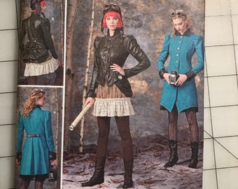 Simplicity 1299 UNCUT Coat Pattern - Cosplay Fantasy LARP