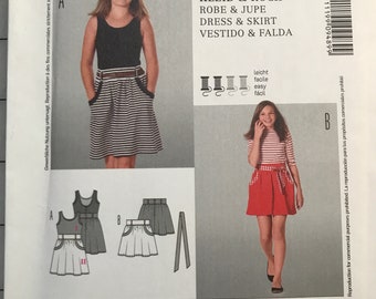 Burda Kids 9489 Dress Pattern Uncut