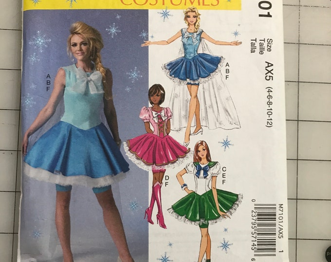 Mccall’s 7101 Princess Cosplay Fantasy LARP Costume Pattern UNCUT - Etsy