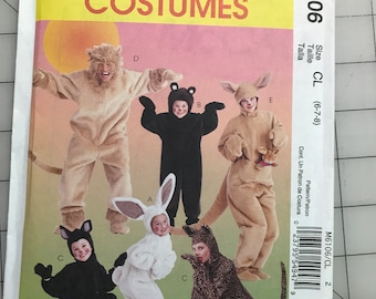 McCall’s 6106 Animal Cosplay Fantasy LARP Costume  Pattern UNCUT