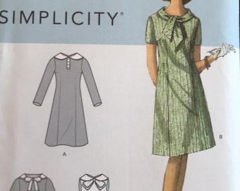 Simplicity 9104 Womens Vintage 1960s Dress Pattern Uncut