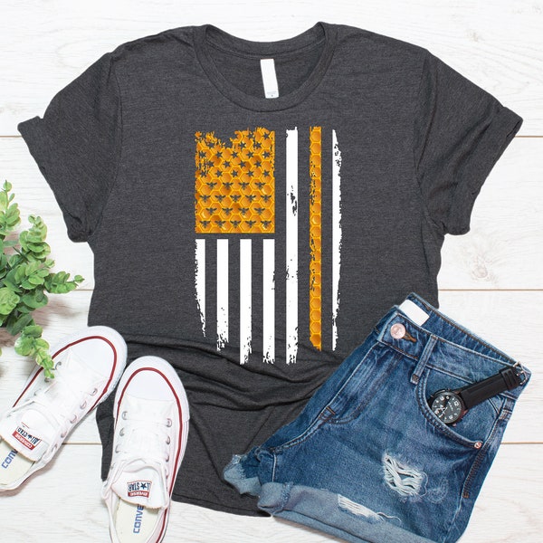 American Flag Beekeeper Shirt / Bee Keeper Gift / Beekeeping Shirt / Honey Bee Shirt / T Shirt Tank Top Sweatshirt Hoodie