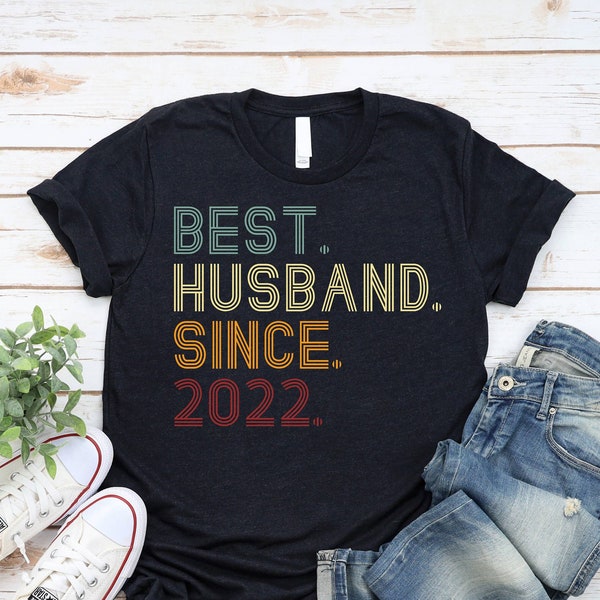 Geschenk zum 2. Hochzeitstag / Bester Ehemann seit 2022 Shirt / Baumwolljubiläumsgeschenk / T-Shirt Tank Top Sweatshirt Hoodie