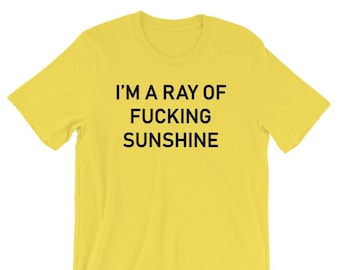 Camiseta unisex de manga corta "Soy un rayo de sol"