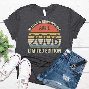 18th Birthday Shirt, Personalized 18th Birthday Gift For Girls And Boys