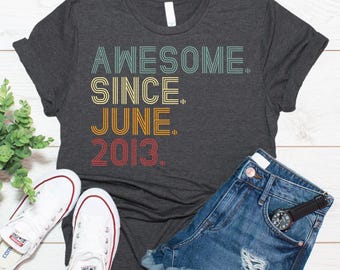 13th Birthday Gift, 13 Year old Gift For Girls And Boys, 13th Birthday Shirt, Vintage 2013 Shirt