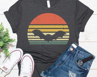 Vintage-Fledermaus-Shirt, Fledermaus-Geschenk
