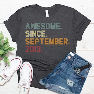 12th Birthday Gift, 12 Year old Gift For Girls And Boys, 12th Birthday Shirt, Vintage 2013 Shirt