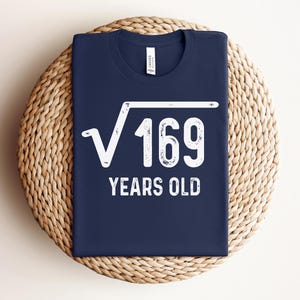 Regalo de cumpleaños número 13 para niños y niñas, camiseta con la raíz cuadrada de 169, camiseta de cumpleaños número 13 imagen 3