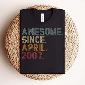 Regalo de 19º cumpleaños, Regalo para chicas y chicos de 19 años, Camiseta de 19º cumpleaños imagen 2