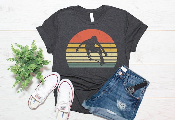 Vintage Skateboard Shirt, Skateboarding Shirt, Skateboard Gift