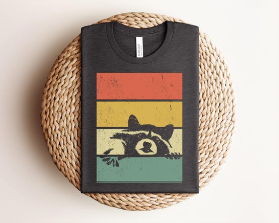 Raccoon Gifts, Vintage Raccoon Shirt, Trash Panda Shirt