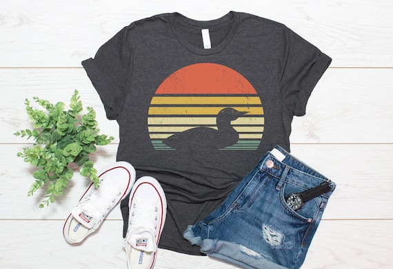 Vintage Common Loon Shirt, Common Loon Gift