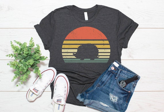 Hedgehog Gift, Vintage Hedgehog Shirt