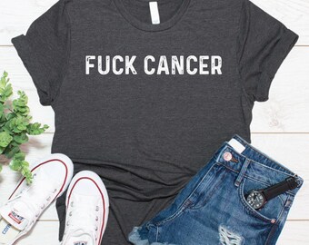 Camiseta "Que le jodan al cáncer", regalo divertido sobre el cáncer