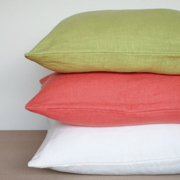 Coral Pillow Case Etsy
