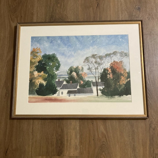 Gordon Grant Student Samuel King-SGND Watercolor-Essex CT-1981