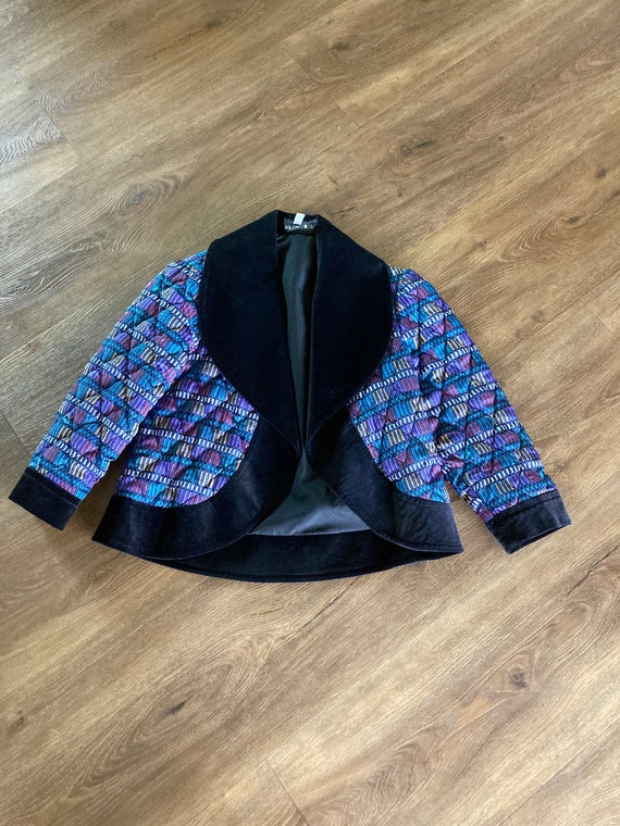 VTG ST HONORE Jacket - Unique Style - 100% Silk B… - image 1