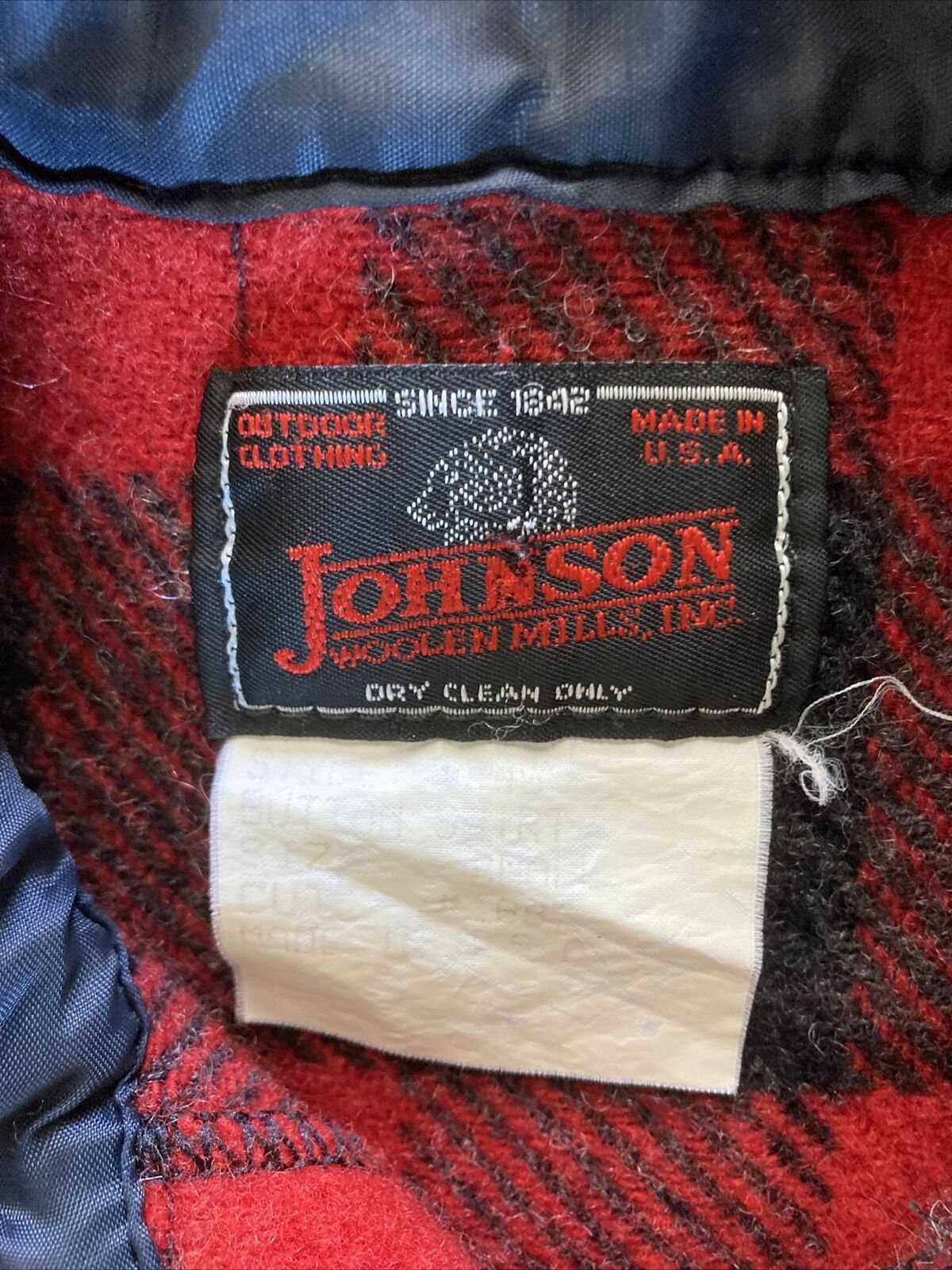 Vtg JOHNSON WOOLEN MILLS 100% Wool Shirt Coat 1960s-70s | Etsy