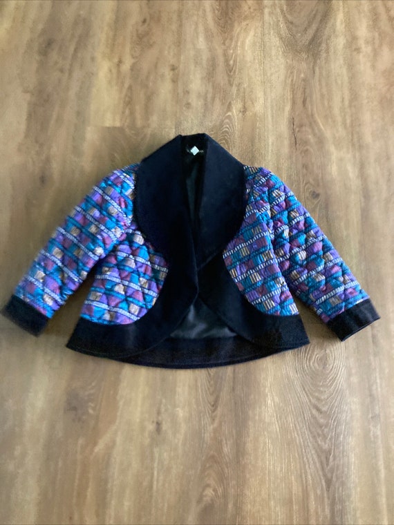 VTG ST HONORE Jacket - Unique Style - 100% Silk B… - image 4