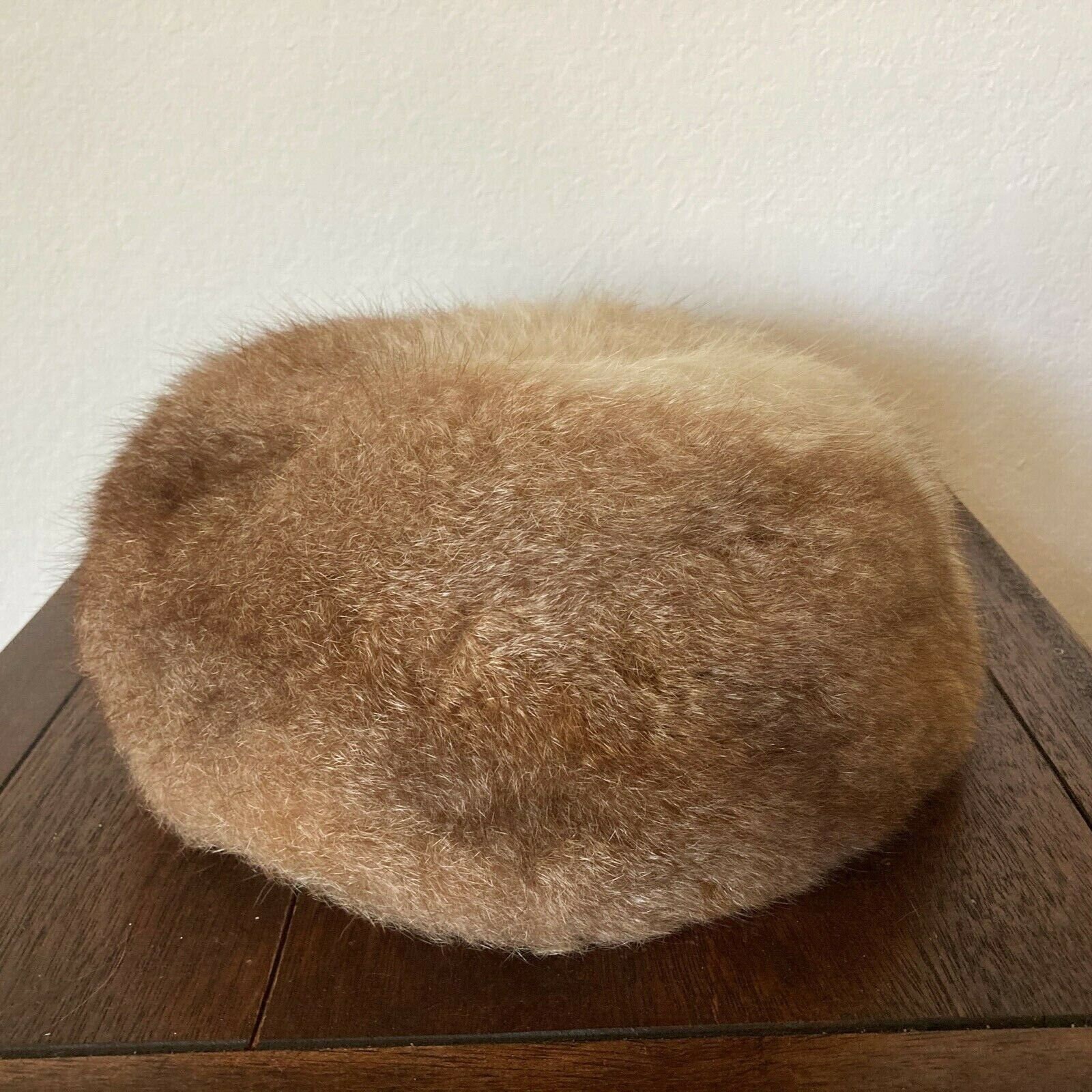 Vintage Adolfo II New York Paris Brown Mink Fur Beret‎ Pillbox Hat Women\'s Adolfo Ii Paris Hat - Etsy main image 4