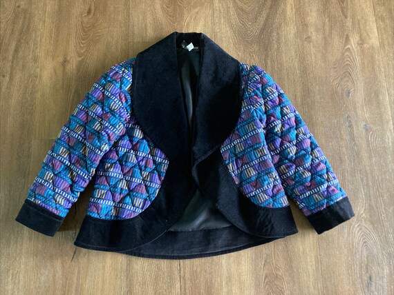 VTG ST HONORE Jacket - Unique Style - 100% Silk B… - image 2