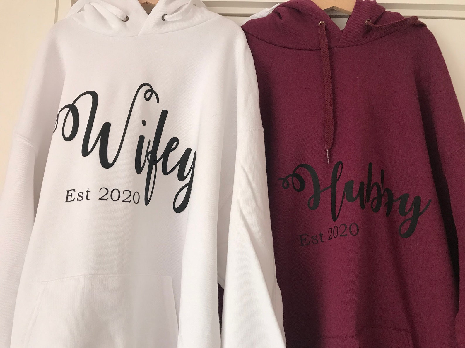 Wifey Hubby Hoody Wifey Jumper Sweatshirt Hoodies Wife Gift | Etsy UK