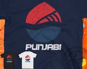 Punjabi Pepsi Parody T-Shirt, Funny Pepsi Logo Shirt, Proud Punjabi Tee, Diwali Gift, Vaisakhi Gift Tee, Fathers Day Short-Sleeve T-Shirt