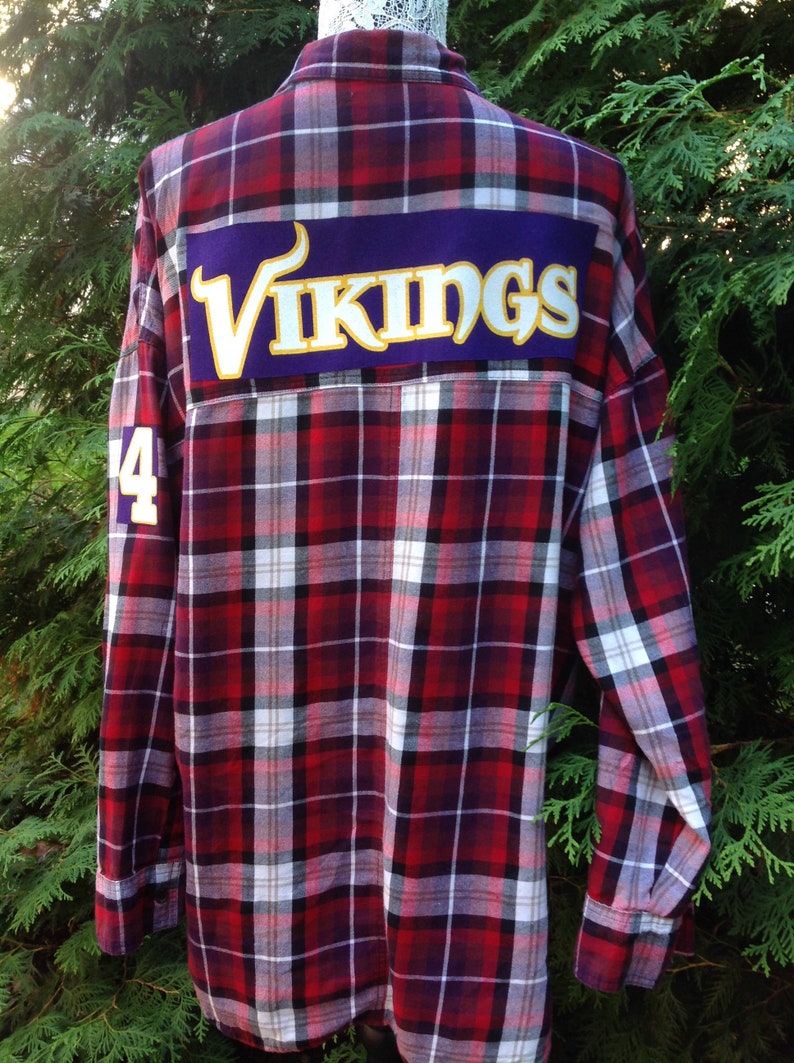 minnesota vikings flannel shirt