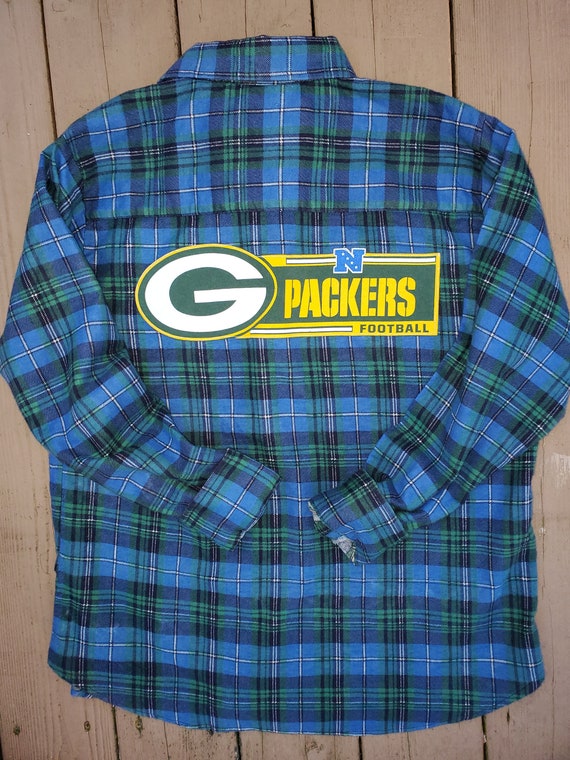 Upcycled Flannel Shirt Men's Size Mfits 