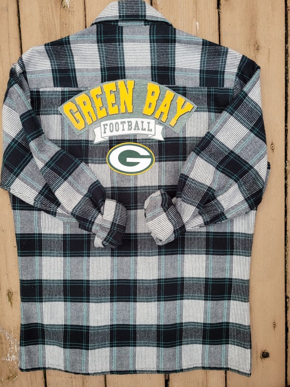 slim fit dress slacks Green Bay Packers Button Up Shirt NFL (Vintage) Men's XL – Super Rich  Vintage main image 1