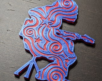 Mikey Houser Magnet: Widespread Panic Legend