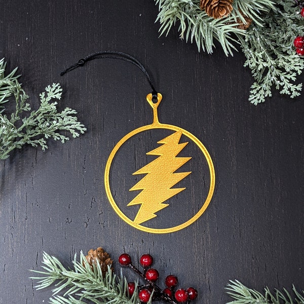 13 Point Bolt - Christmas Ornament - Deadhead Gift - Lightning Bolt  - Lightweight Ornament