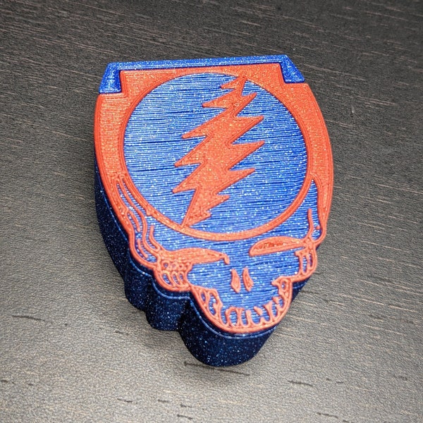 Keepsake Box - Steal Your Face - Guitar Pick Box - Jewelry Box - Anniversary Gift - Deadhead Gift -Stash Box - Customizable