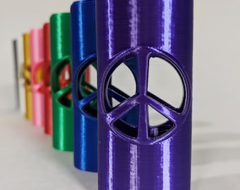 Lighter Sleeve with Peace Sign Design - Fits BIC Lighter