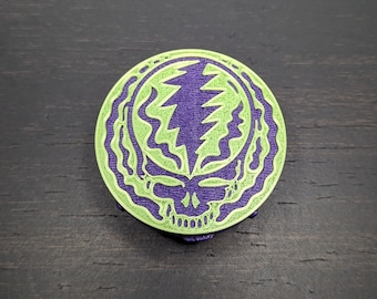 Steal Your Face Stash Box: Magnetic Lid, Trinket Holder