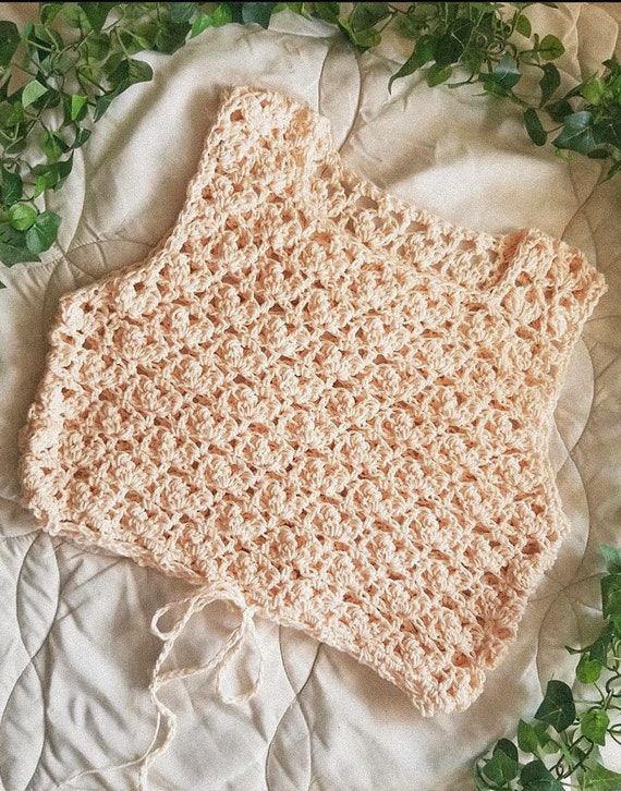 Lily Top Crochet Pattern, Crochet Top Pattern, Vintage