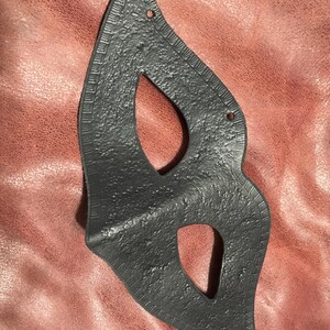100% handcrafted wet formed leather mask fully customizable - basic